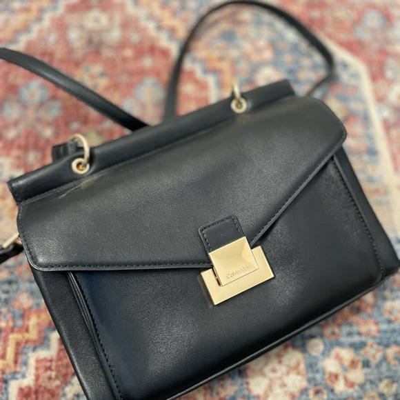Calvin Klein Leather Crossbody Bag - Picture 1 of 10
